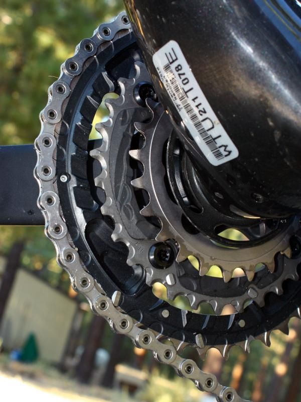 Shimano's deep engineering talents manifests itself most ostensibly in the shift performance of the new XTR group with impeccably smooth and precise chain movement front and rear. SRAM's XX group is a close competitor up front but still can't quite match Shimano out back.