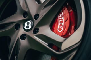 close-up of Bentley Mulliner Batur wheel