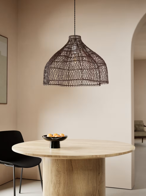 Open Weave Squiggle Ceiling Lamp Shade