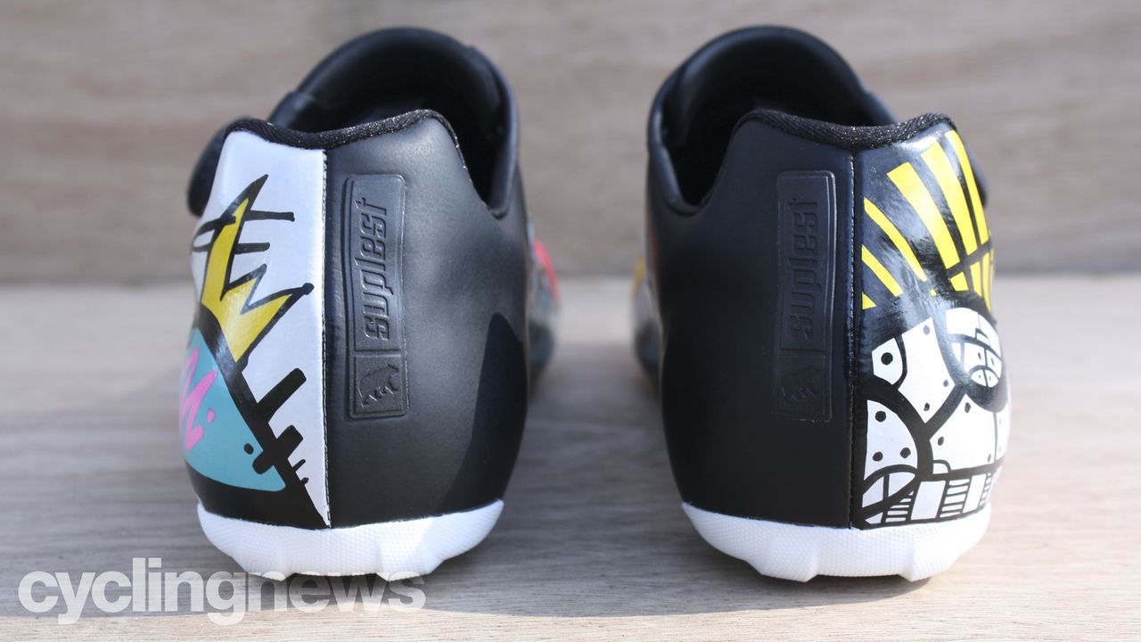 Custom Suplest Edge+ Pro cycling shoes by Hasie and the Robots