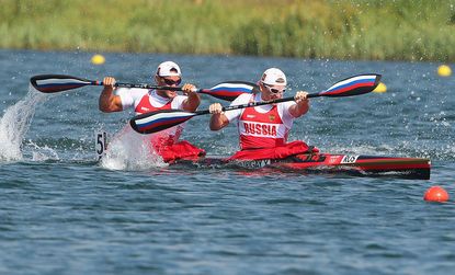 Russian canoeists at the 2012 London Games