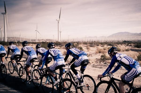It's all about wind power riding through Palm Springs.