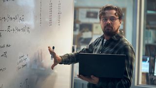 Leonardo DiCaprio as Dr. Randall Mindy in Don't Look Up