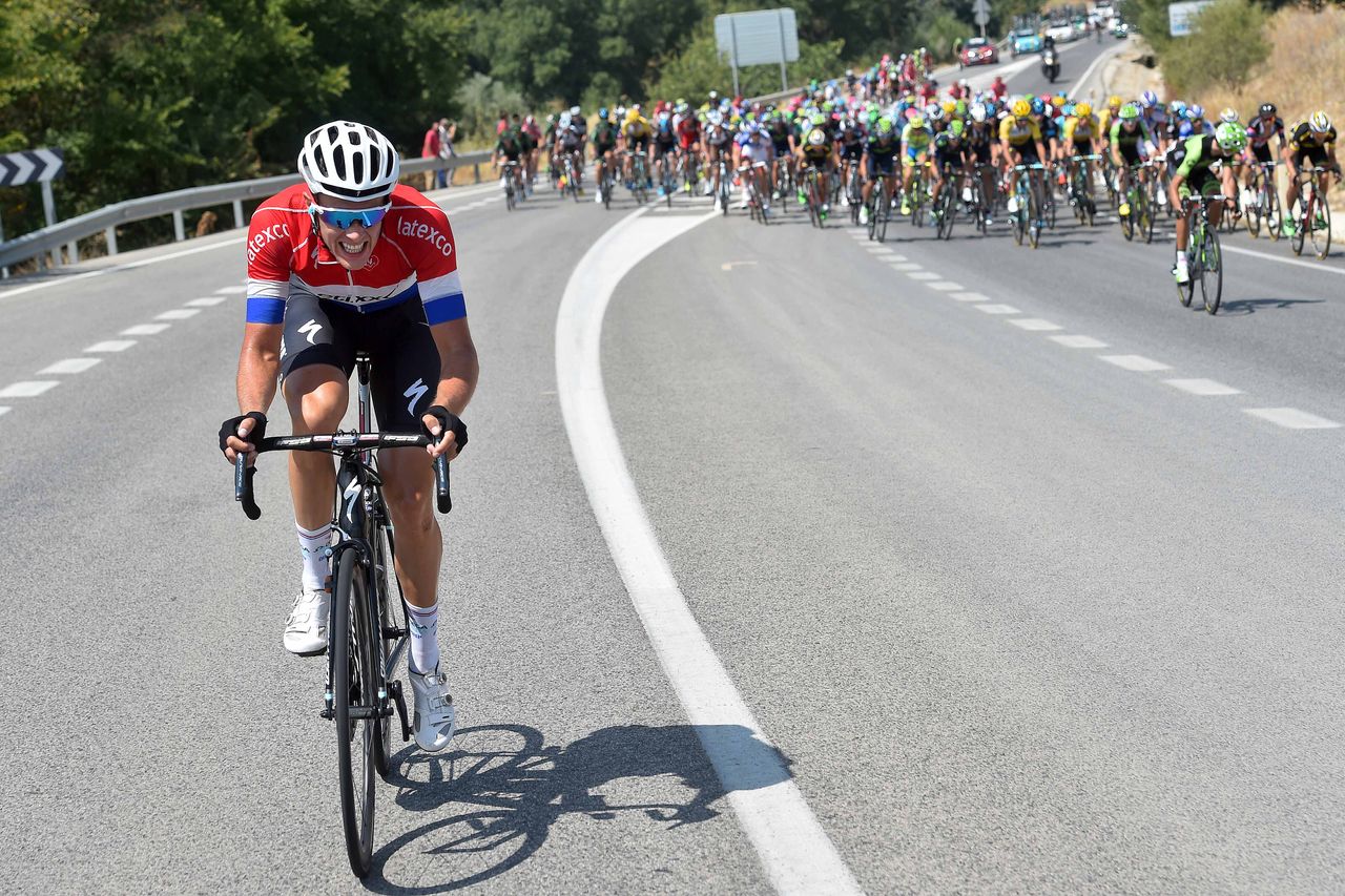 Niki Terpstra gaps the peloton