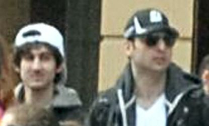Dzhokhar Tsarnaev, 19 (left) and his brother Tamerlan Tzarnaev, 26 (right).