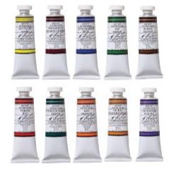 Best watercolour paints: A selection of M. Graham watercolour paint tubes
