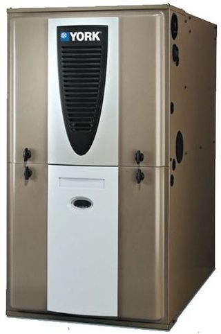 York image: York's top gas furnaces operate at up to 95 percent AFUE, while the best furnace, the Affinity YP9C, can run at up to 98 percent AFUE.