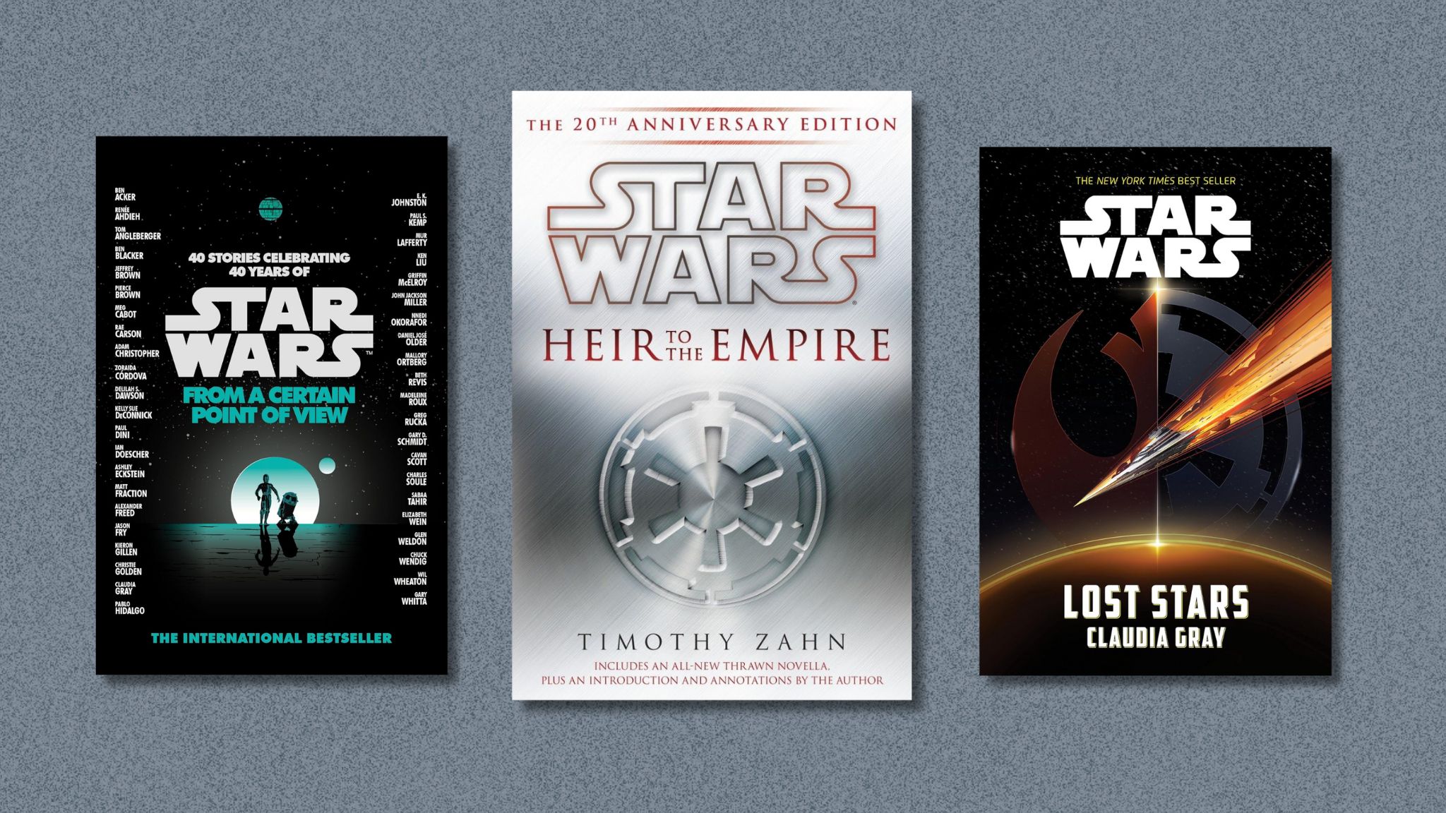 A selection of Star Wars book covers
