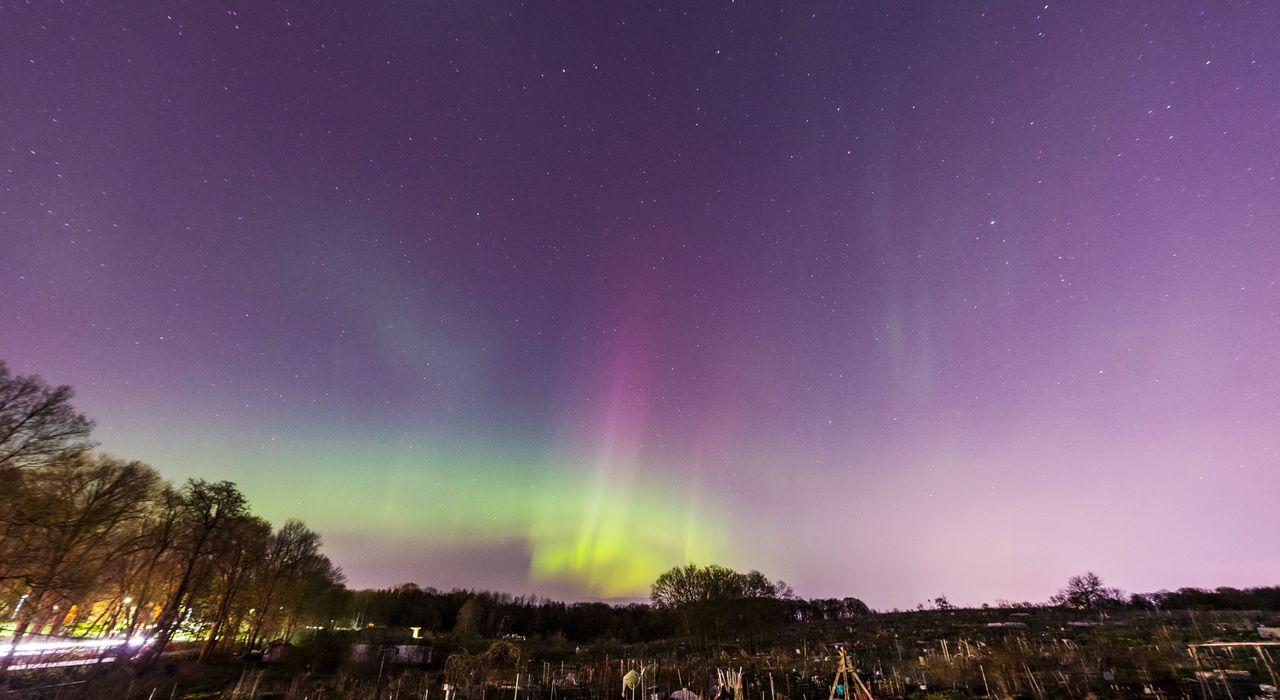 Aurora display from Madison, Wisconsin, U.S.