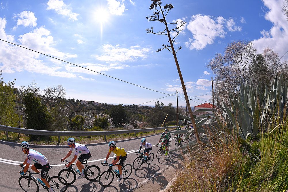 The Algarve peloton in action during stage 5