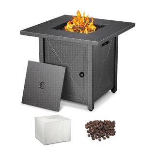 fire pit table for outdoors use