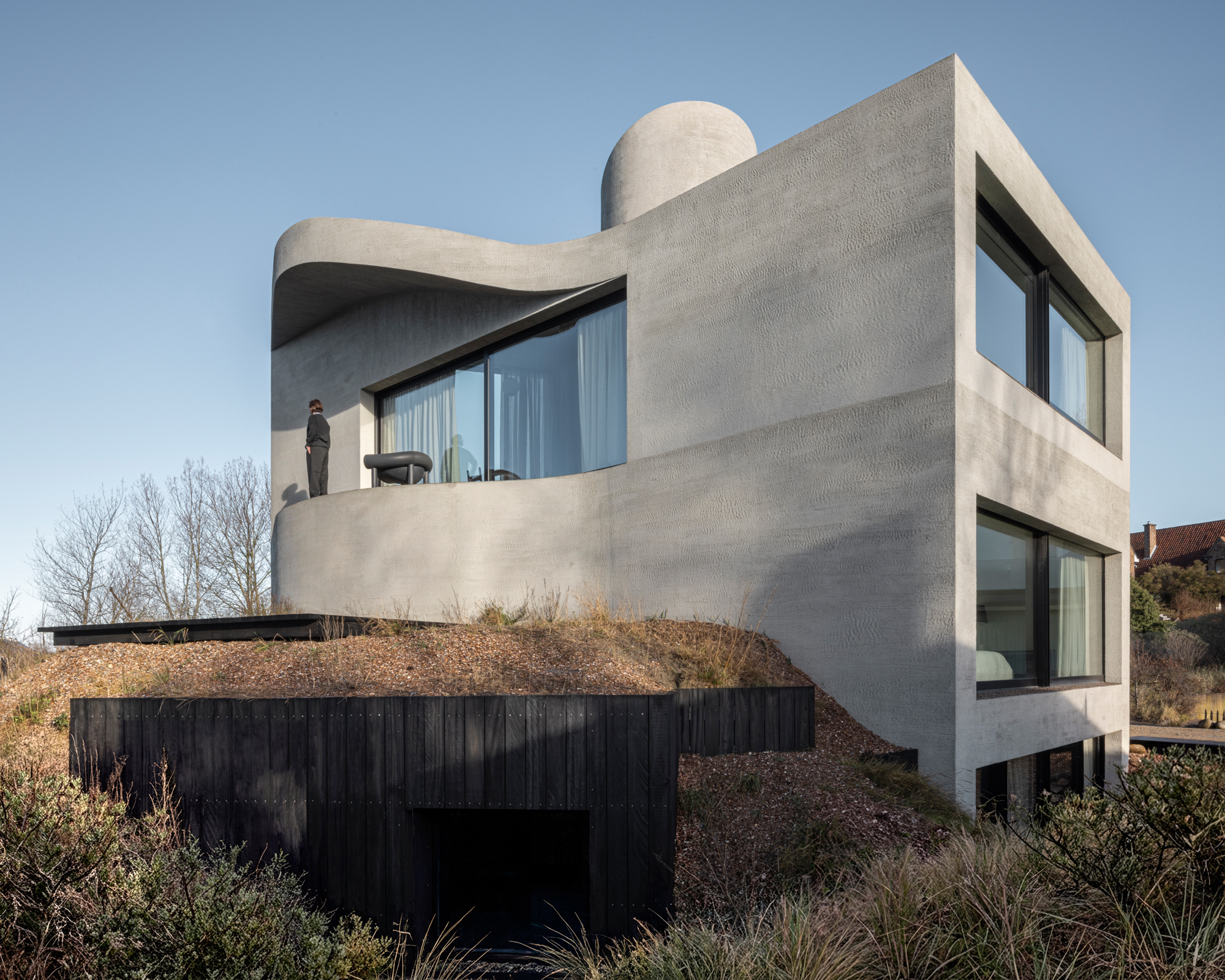 Villa Nouvelle Vague, Belgium, by Magalie Munters