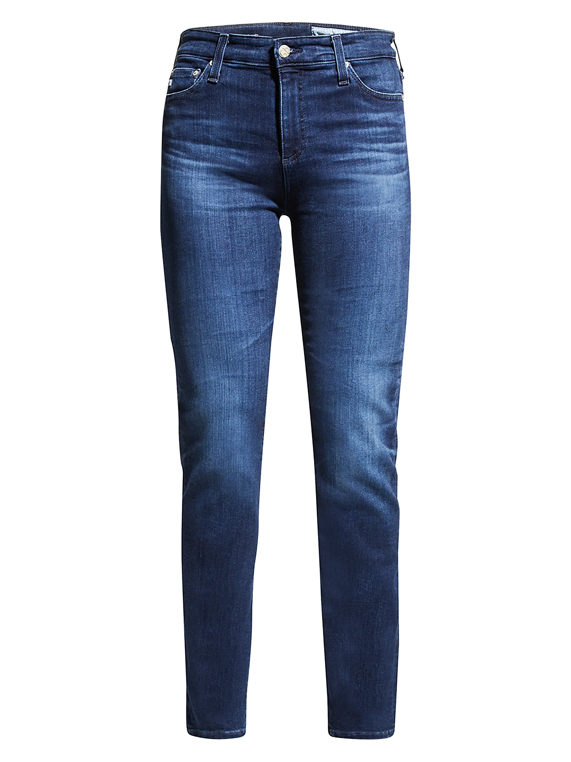 Mari High-Rise Slim-Straight Jeans