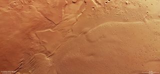 The Medusae Fossae Formation on Mars.