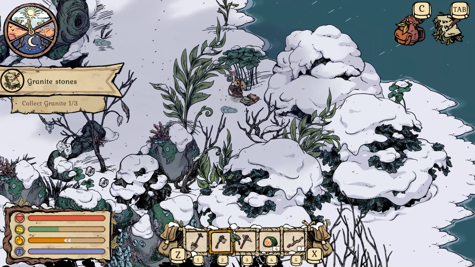 Winter Burrow granite