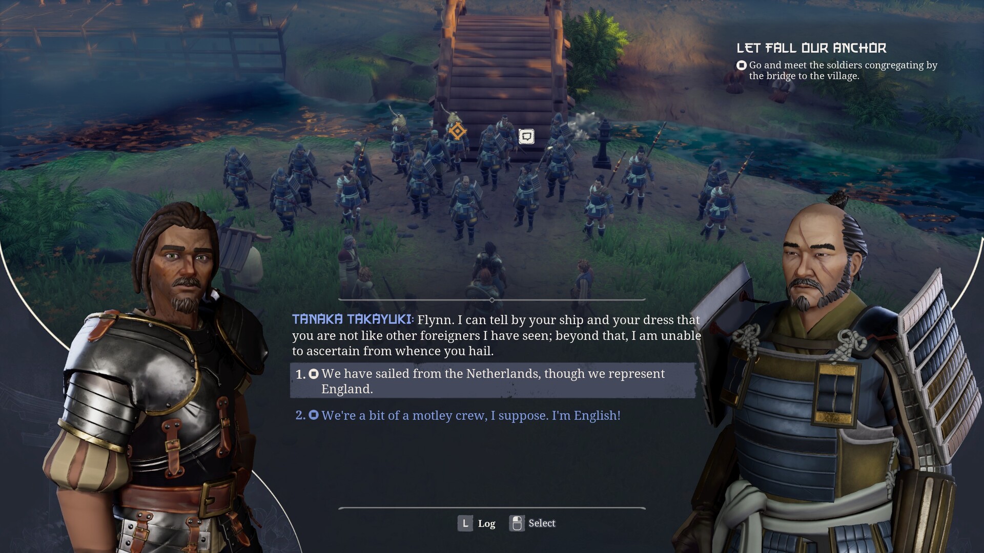 Character dialogue