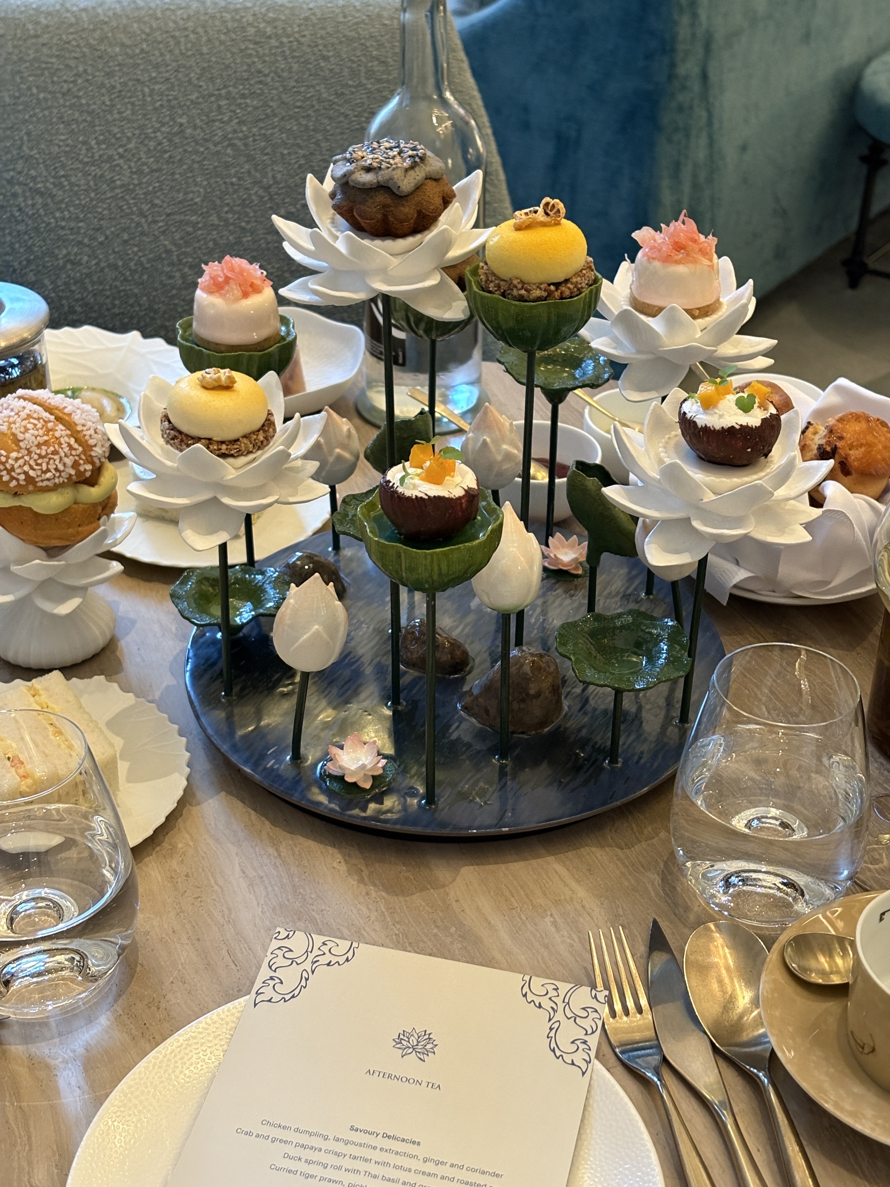 white lotus afternoon tea