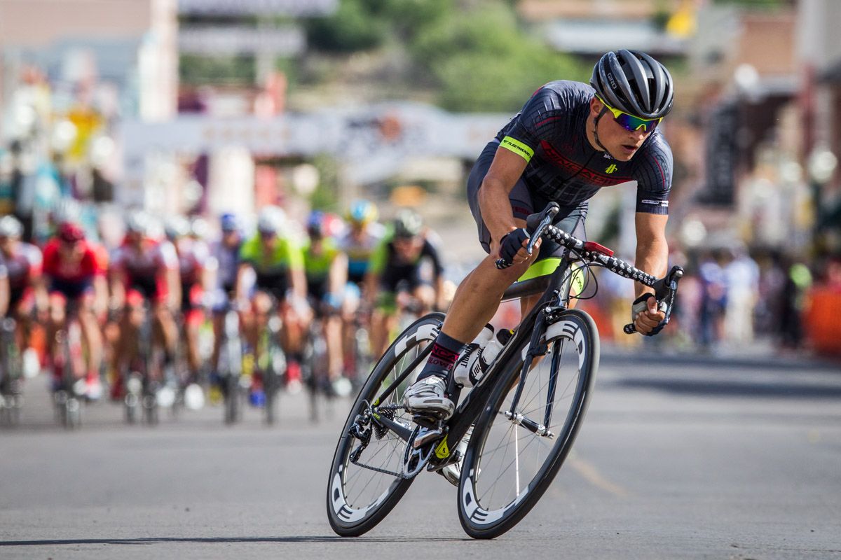 Rob Carpenter (Hincapie) launches an attack on the field.