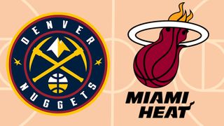 Denver Nuggets vs Miami Heat logos