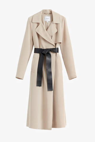 Cuyana Silk Classic Trench