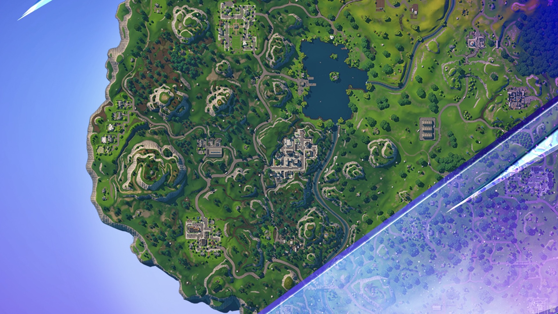 The map for Fortnite OG Season 3