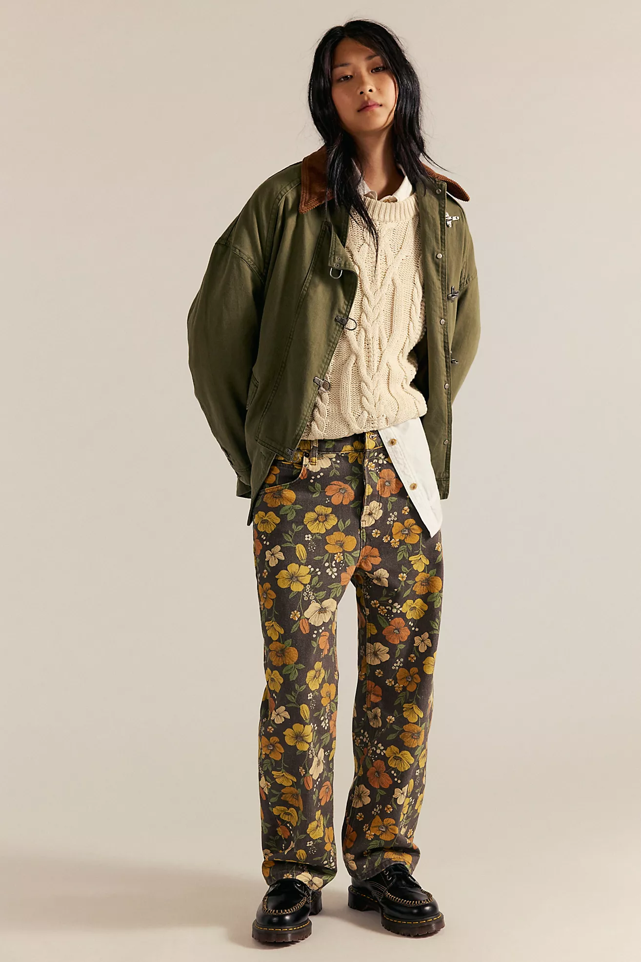 We the Free Deep Trance Printed Jeans
