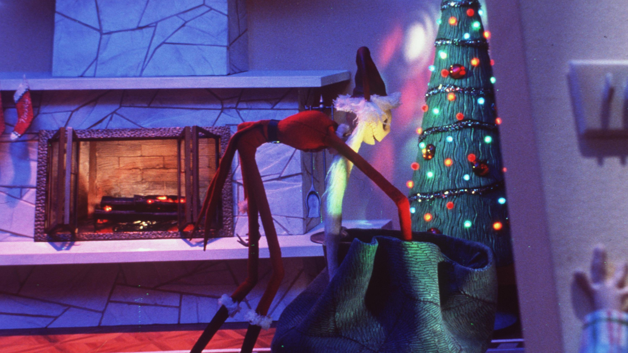 Jack Skellington as Sandy Claws in Nightmare Before Christmas