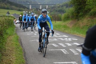 Movistar recon the Liege route