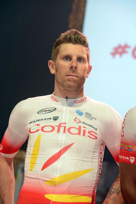 Filippo Fortin at the 2019 Cofidis team presentation