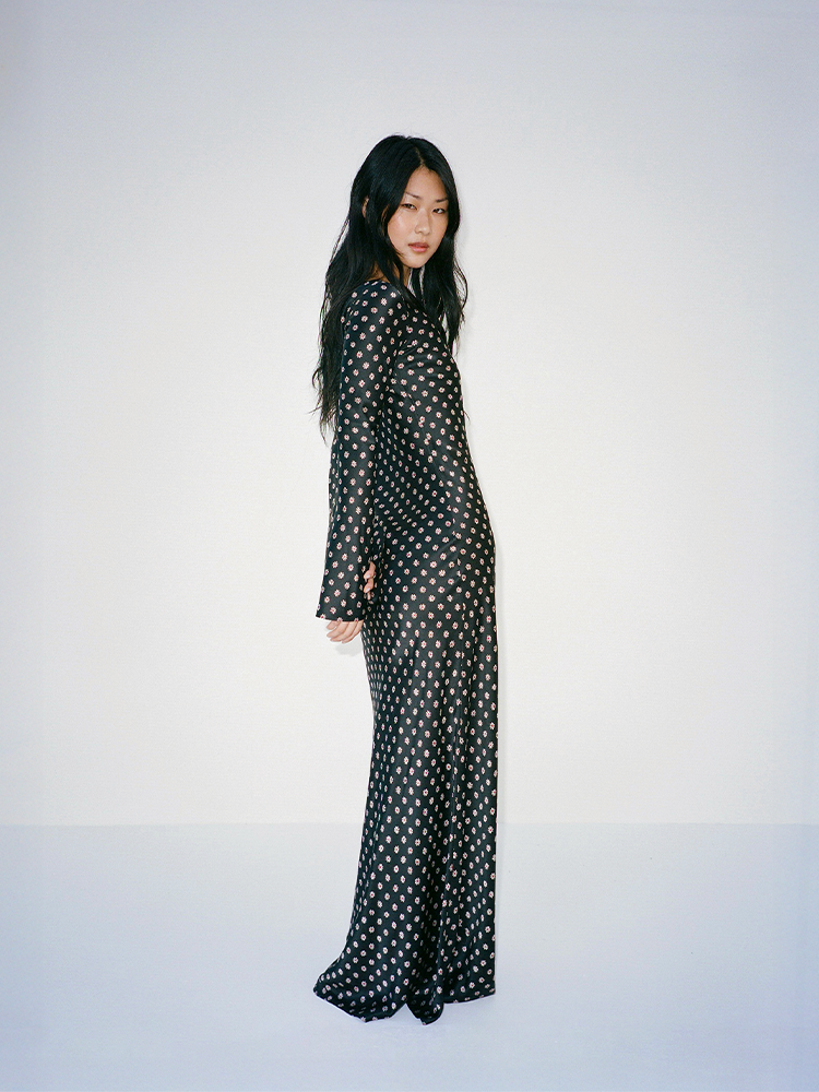 Realisation Par, Gia Dress in Dharma Noir