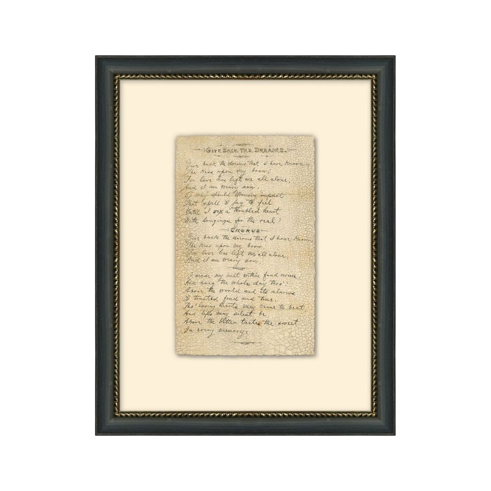 Song Of Dreams Framed Print