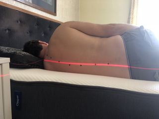 posture test for casper mattress