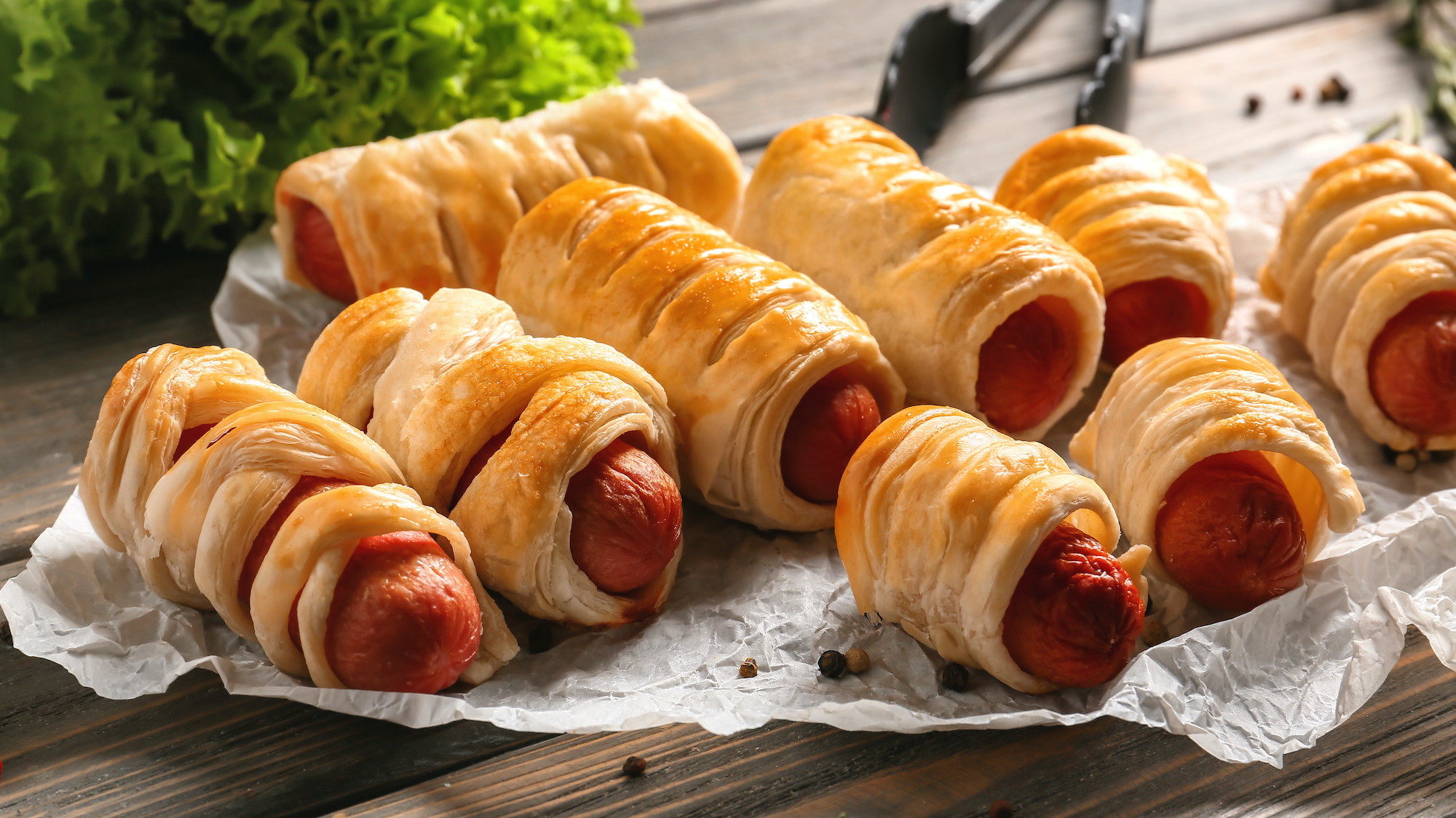 Super bowl air fryer recipes - pigs in a blanket