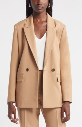 Nordstrom, Double Breasted Peak Lapel Blazer