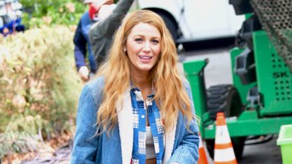 Blake Lively joked about her "balanced breakfast" on the set of her new movie "It Ends With Us."