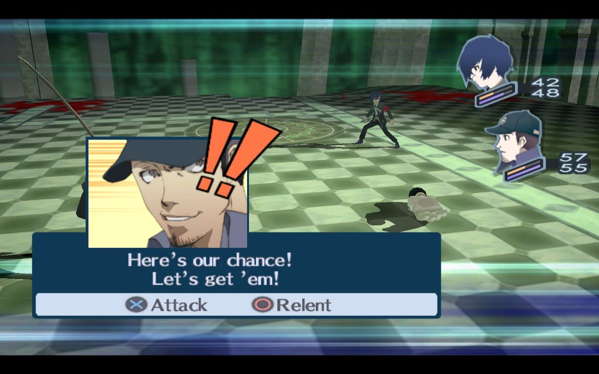 Persona 3 FES running on the PCSX2 emulator