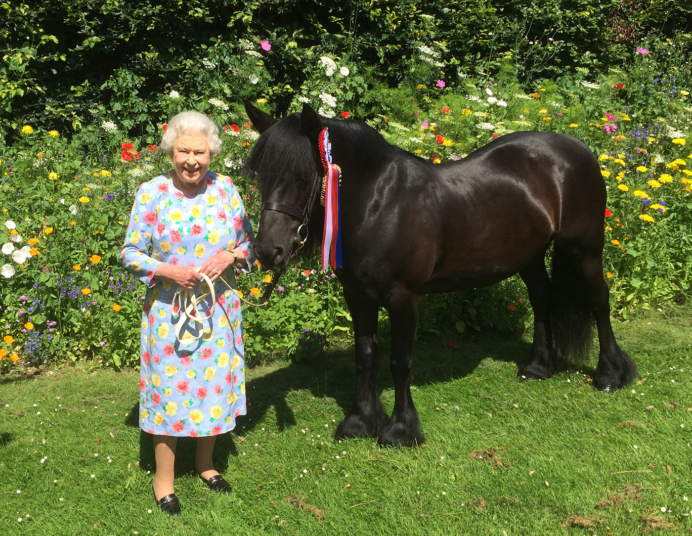 HM Queen Elizabeth and Emma