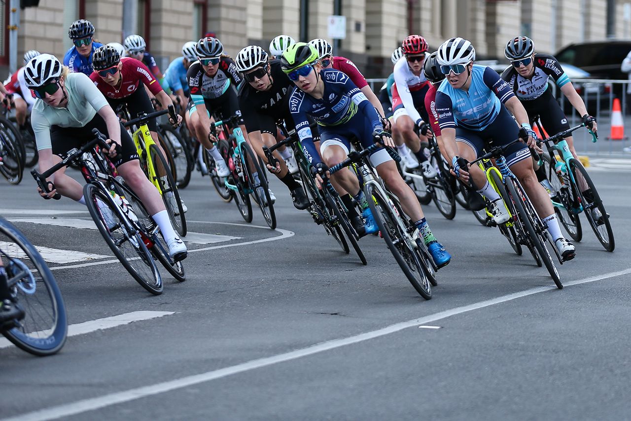 5/2/21-Ballarat/Buninyong
AusCycling2021 Federation University Road National Championships.
U23 Women &amp; Elite Women Criterium
(Photo by Con Chronis/AusCycling)