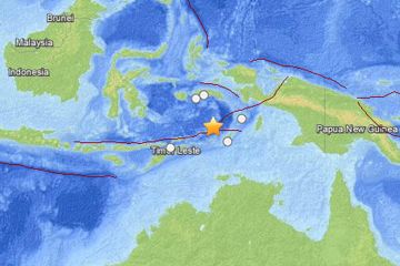 earthquake map