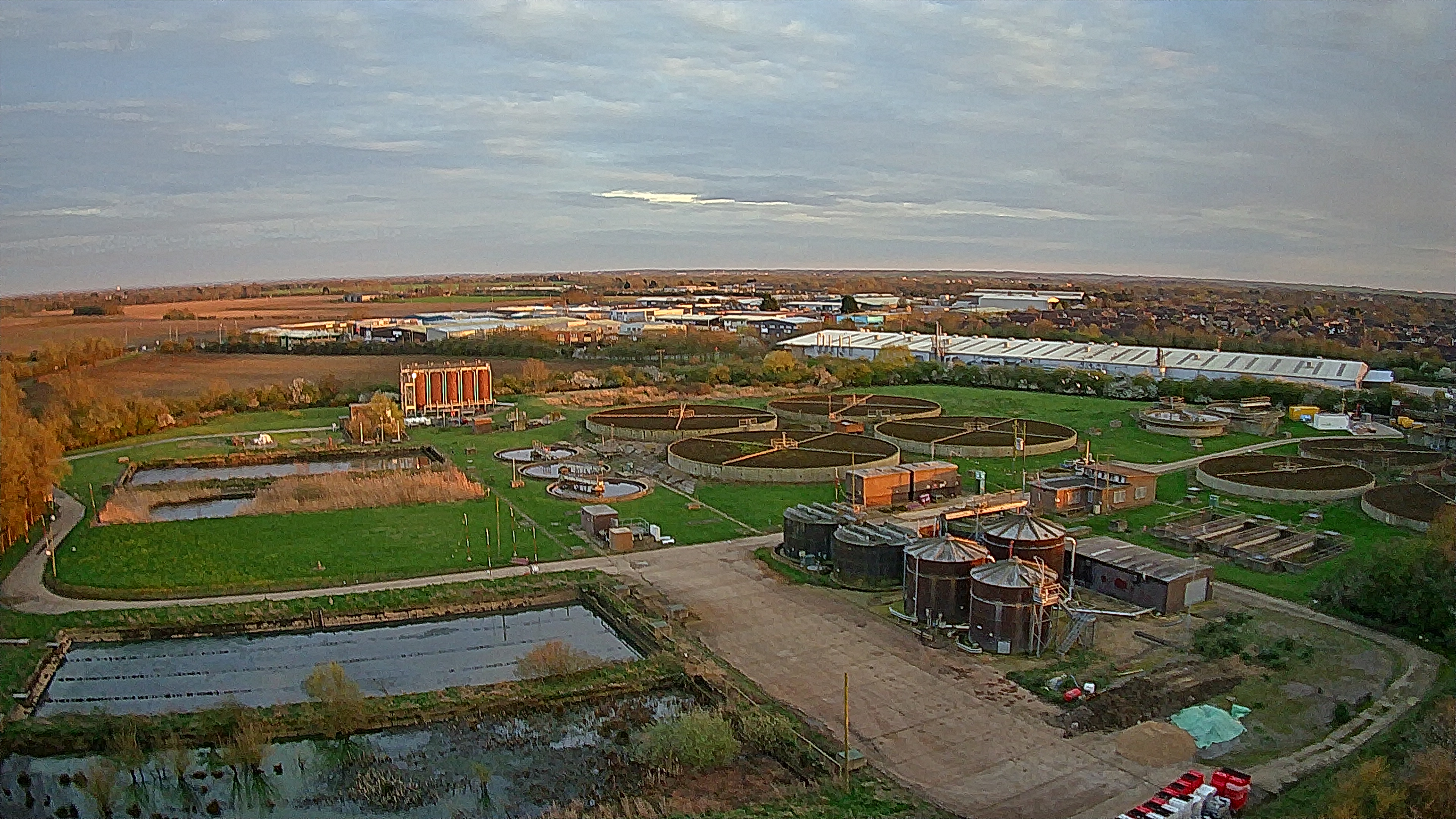 Photo of an industrial site taken with the Holy Stone HS360S