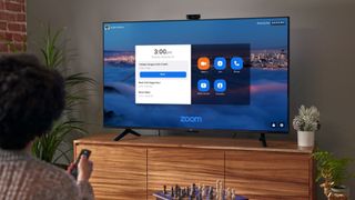 Zoom running on an Amazon Fire TV