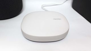 Front view of Aeotec Smart Home Hub