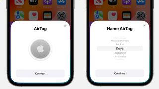 how to connect AirTag to iPhone