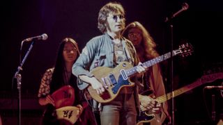 John Lennon onstage at the One To One" Concert - 8/30/72,