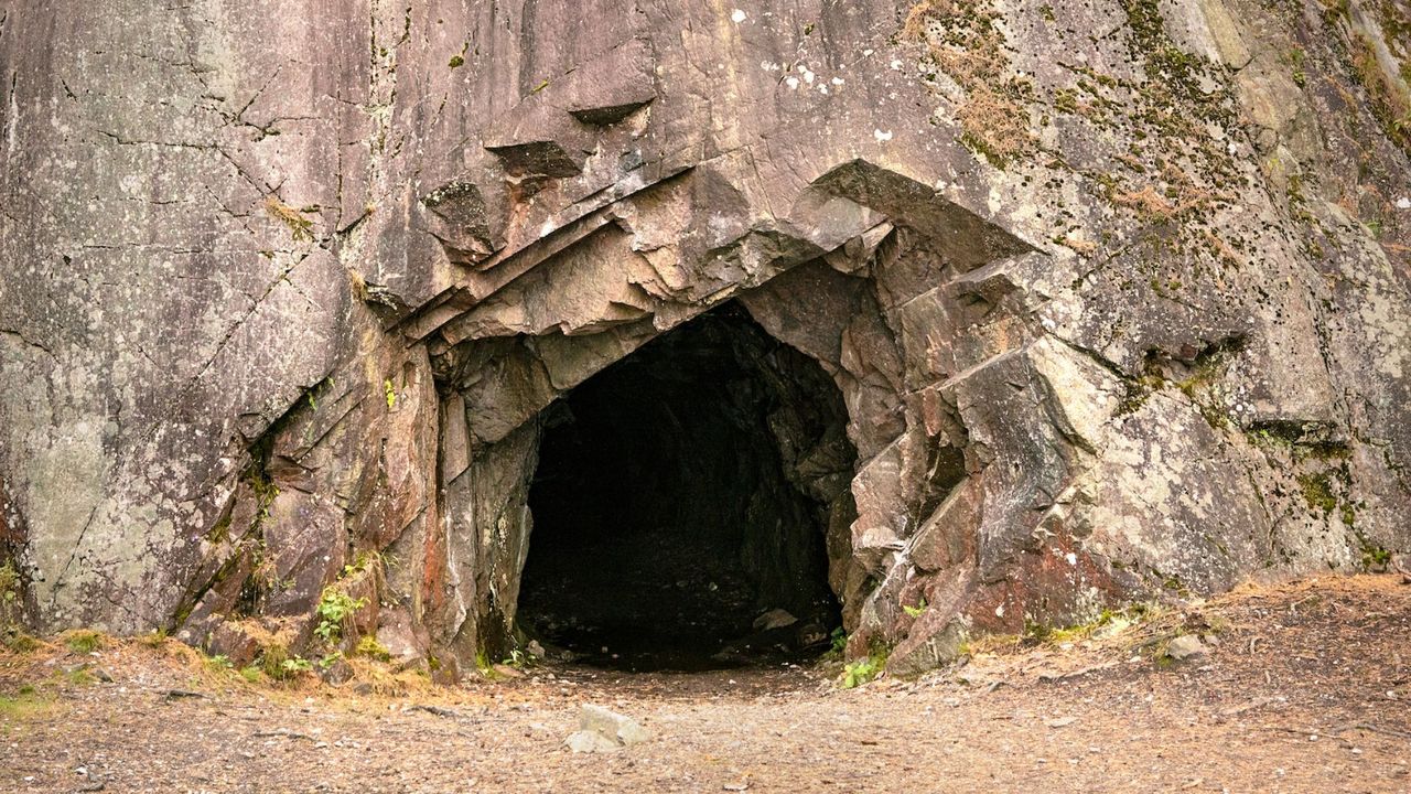 Entrance to a cave