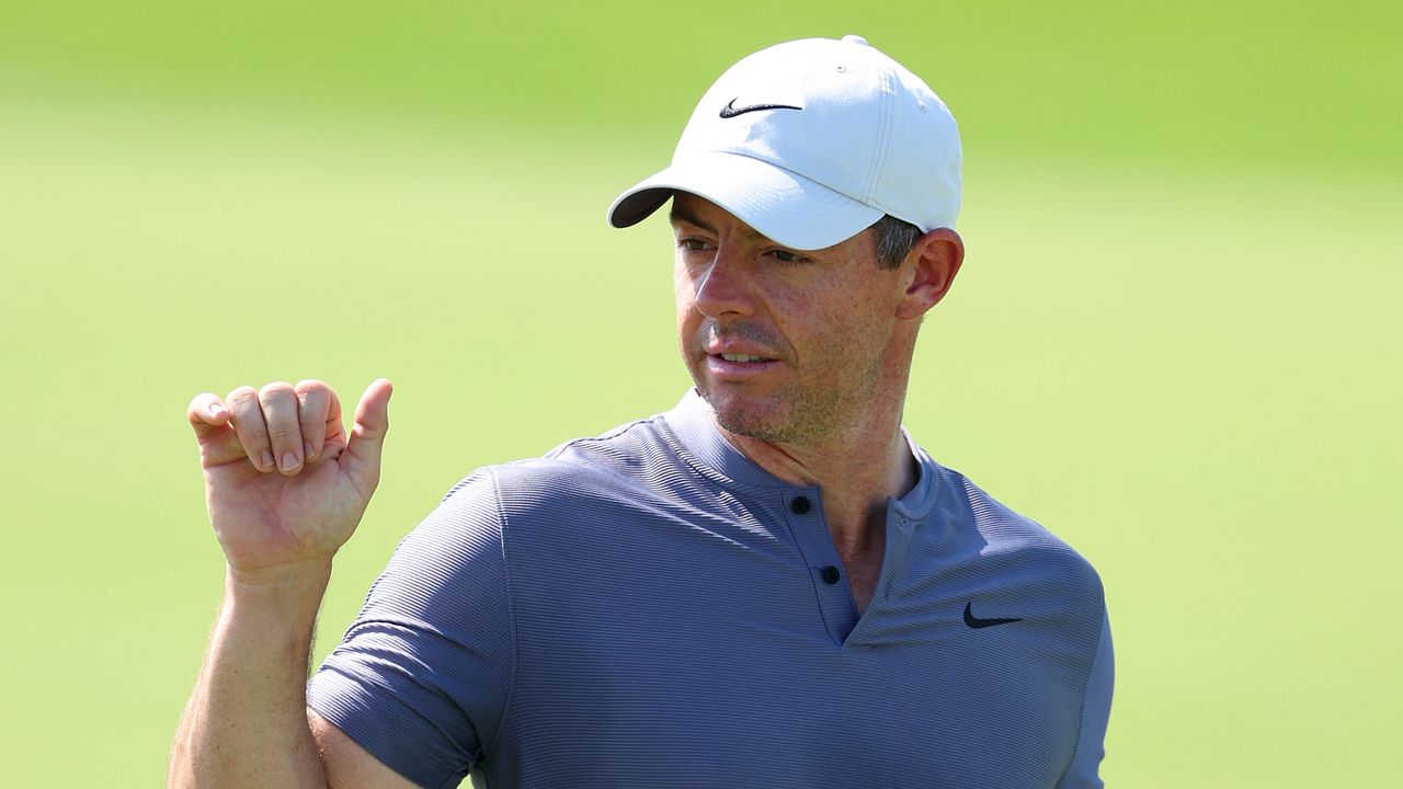 Rory McIlroy at the Abu Dhabi HSBC Championship