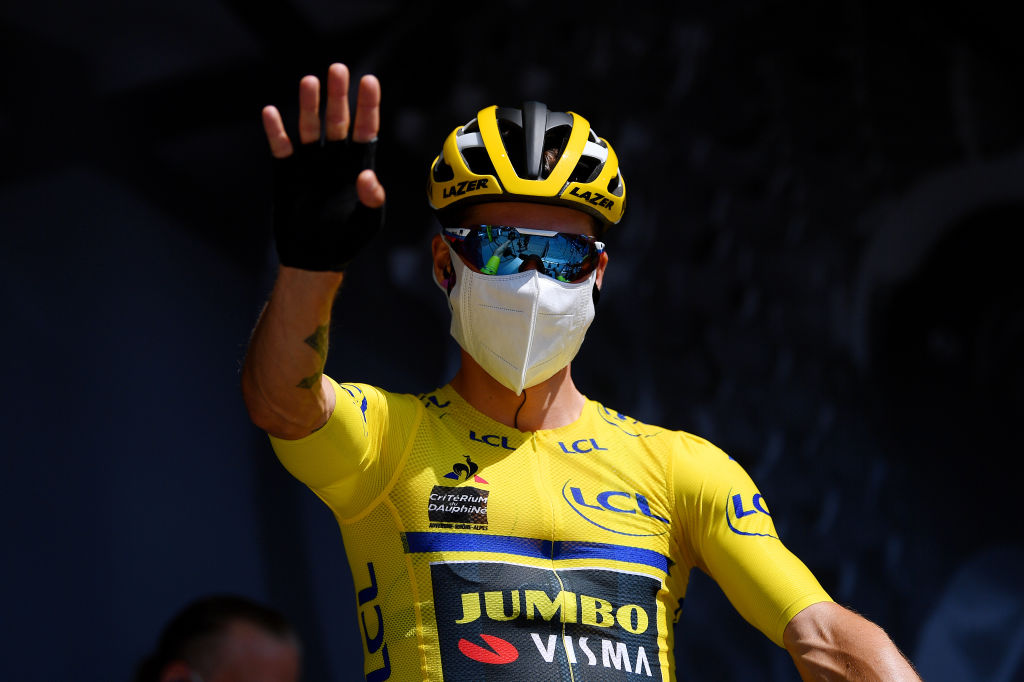 Primoz Roglic: the race leader behind the mask