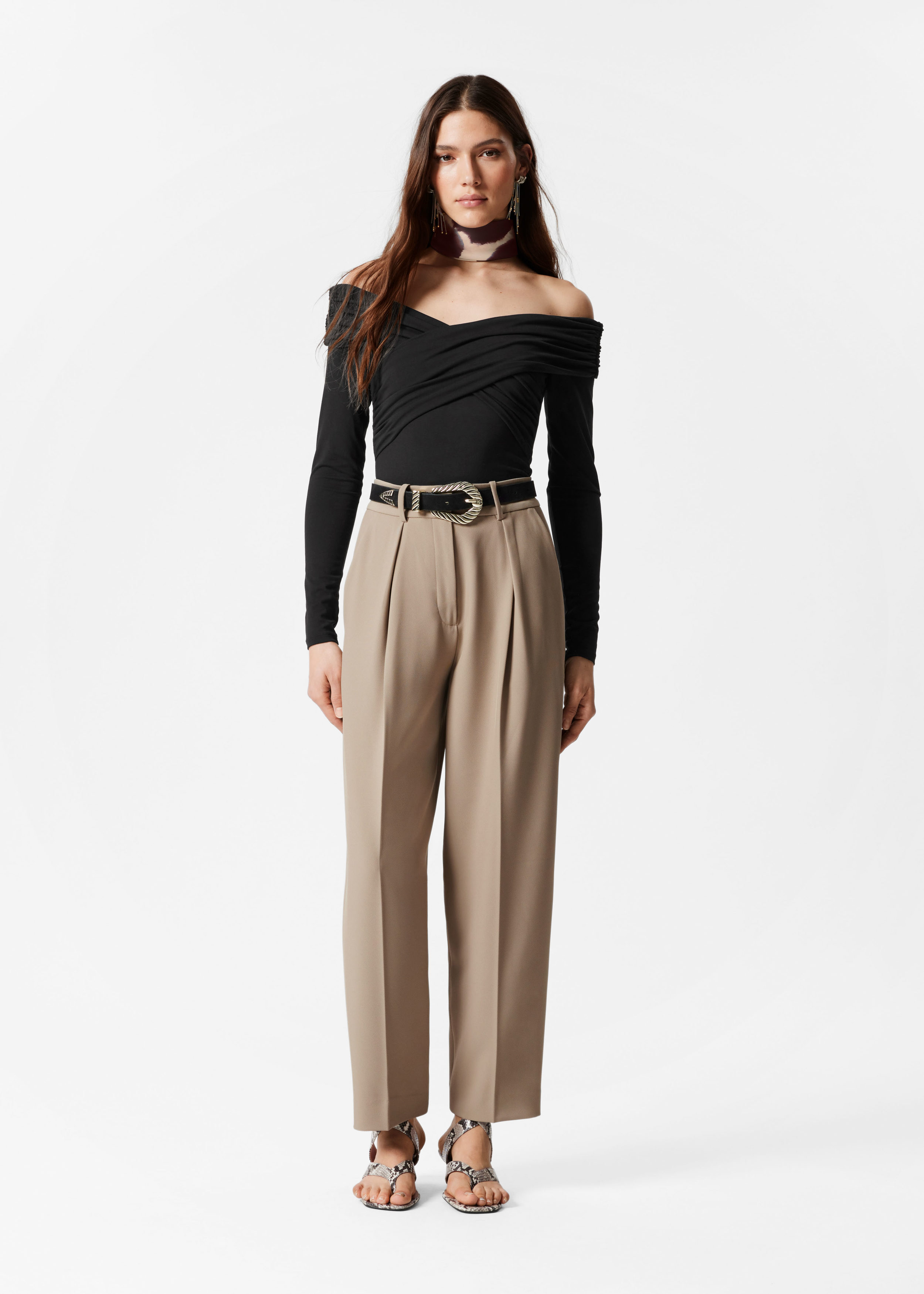 Tailored Tapered Trousers