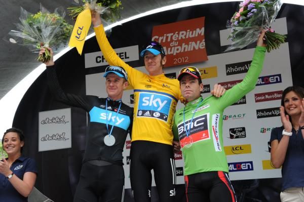 THe 2012 Dauphine podium