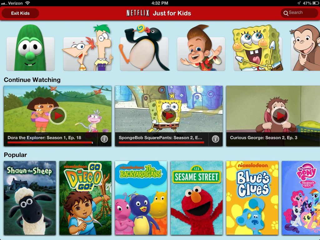 Netflix 'Just for Kids' now available on iPad | iMore